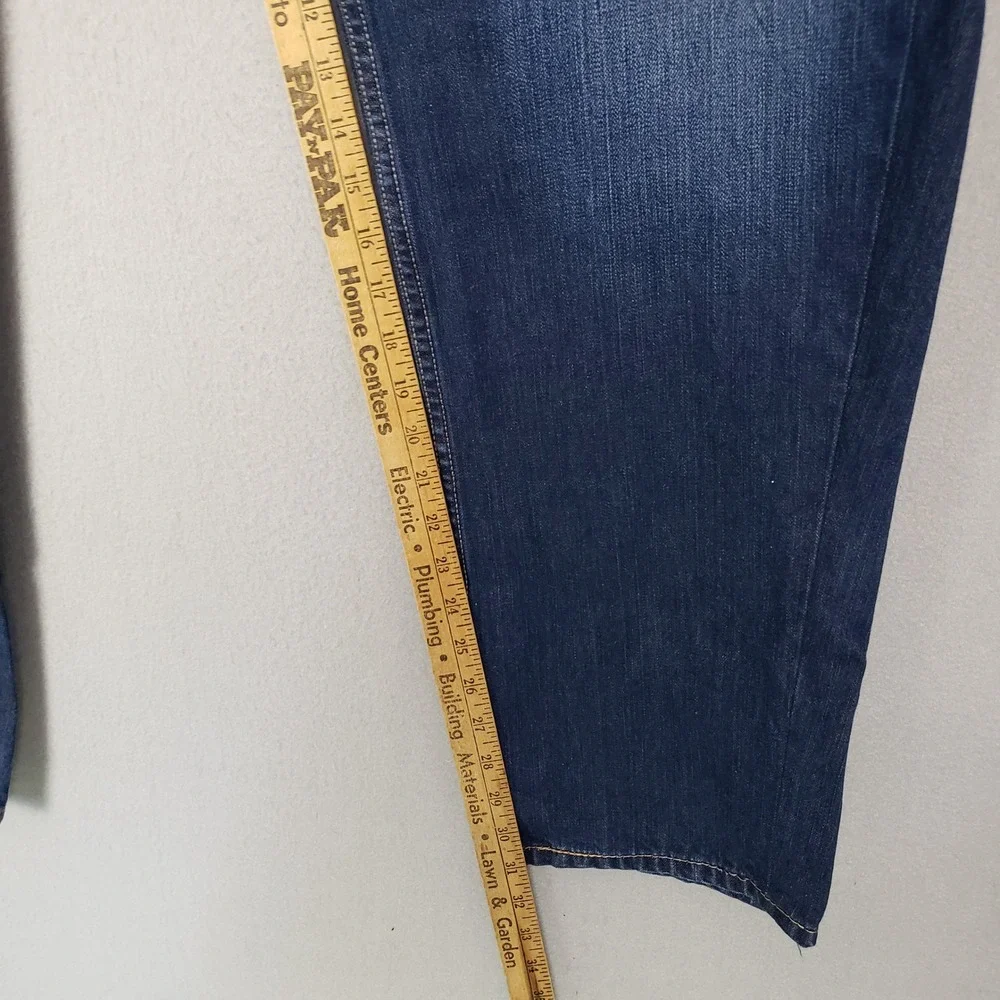 Levi's 559 Relaxed Straight Fit Jeans 100% Cotton Dark Wash Denim Size 42x32‎